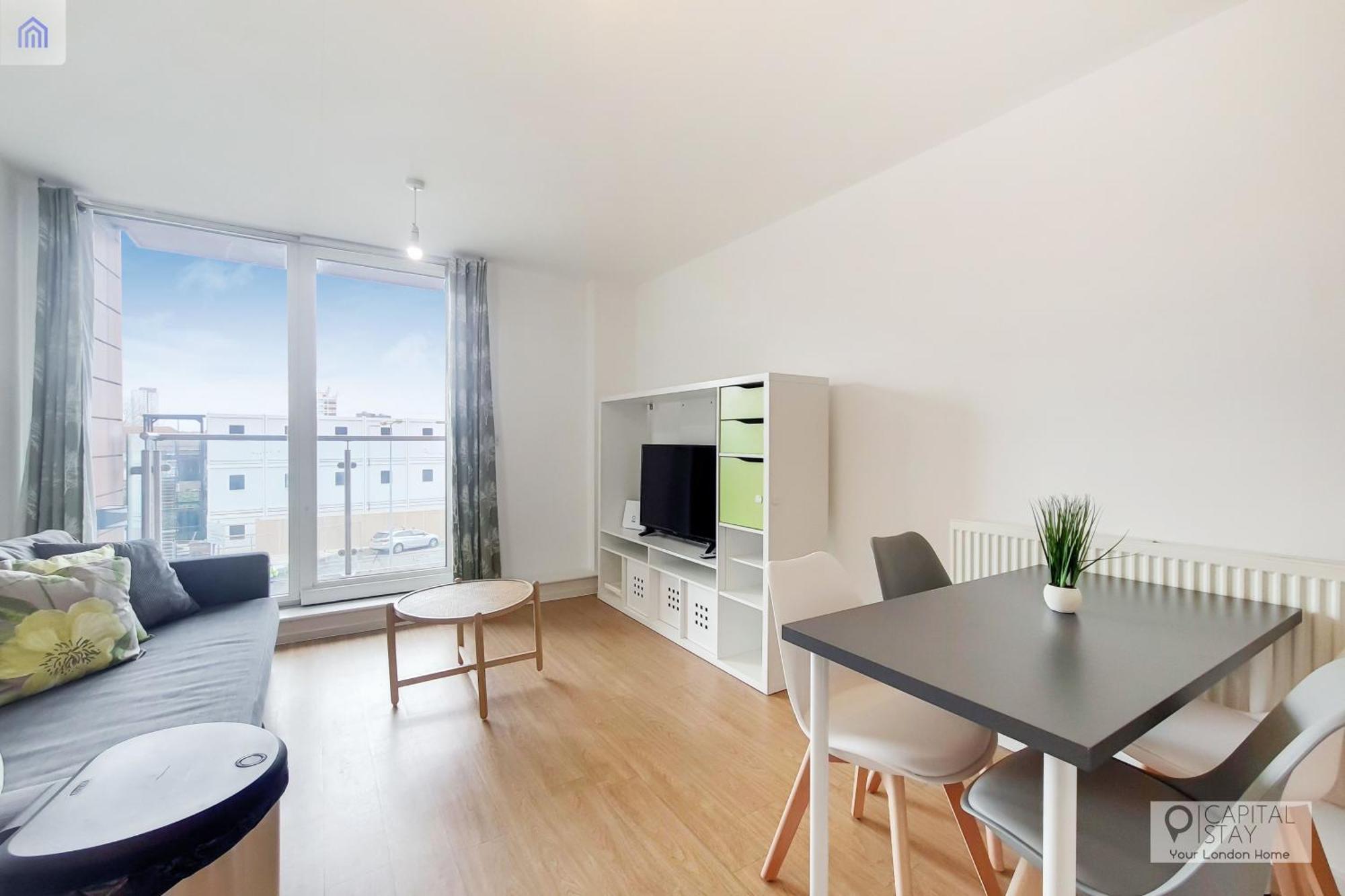 Fully Serviced Two Bed Apartment By Excel & O2 Лондон Екстер'єр фото
