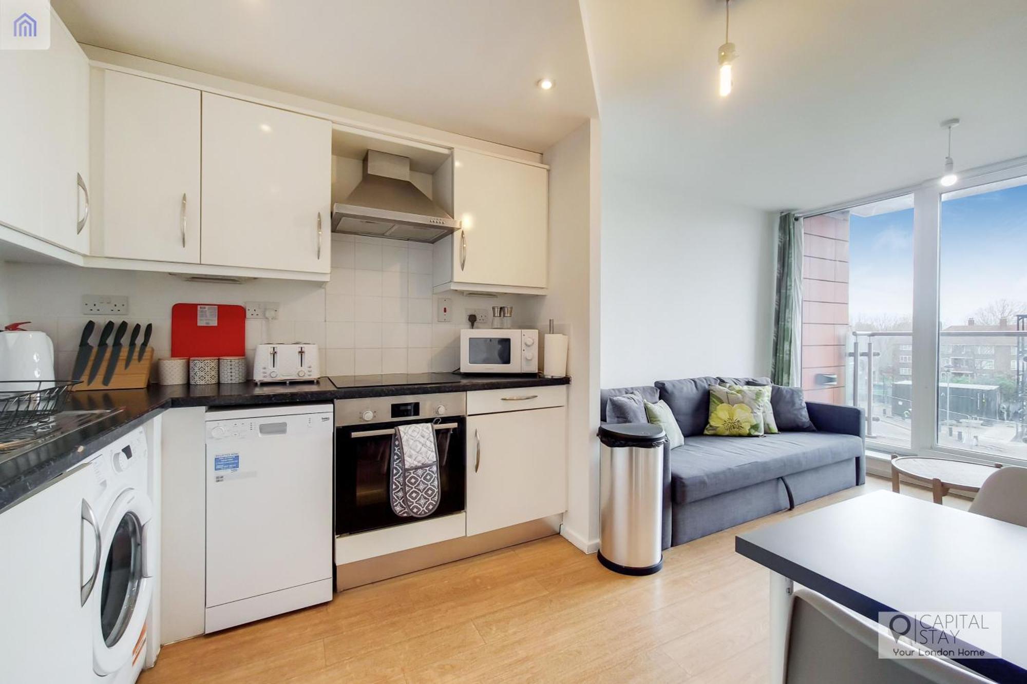 Fully Serviced Two Bed Apartment By Excel & O2 Лондон Екстер'єр фото